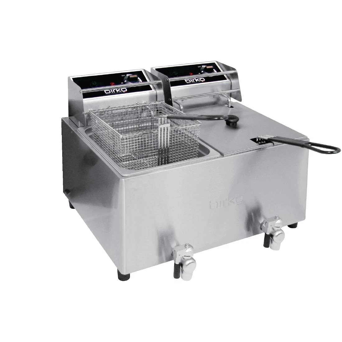 2024 Commercial Deep Fryer Machine Timer Temperature Control Induction Deep Fryer French Fries Machine for Restaurant
