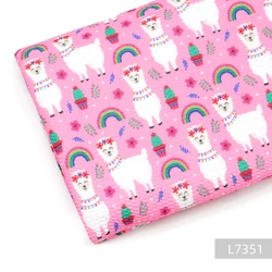 Wholesale Bullet polyester taffeta fabric Rolls Custom 4 Way Stretch Liverpool Fabric style textile for Hair Bows 50*140CM