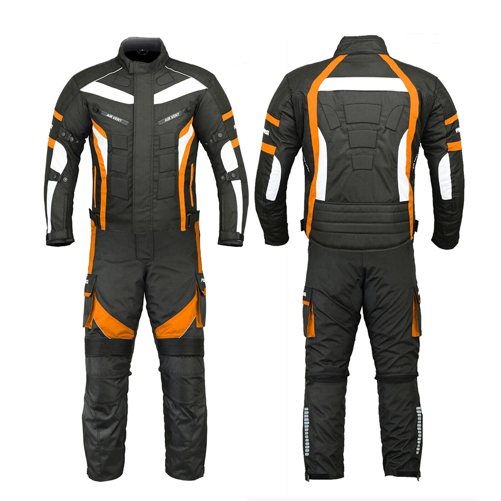 OEM Motorbike Cardura Suits With High Quality Body Armor Sports Wear customized made Motorcycle Suits With Customized Size