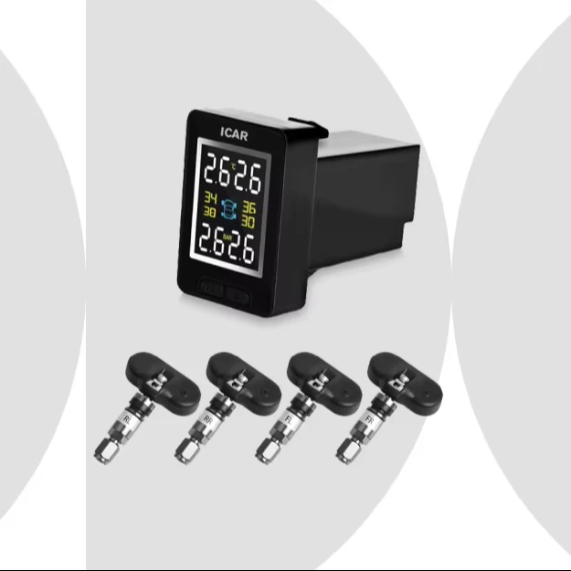 Hot saling smart warning Oritek C398 tpms tire pressure sensor mounted on the waiting hole of vehicle