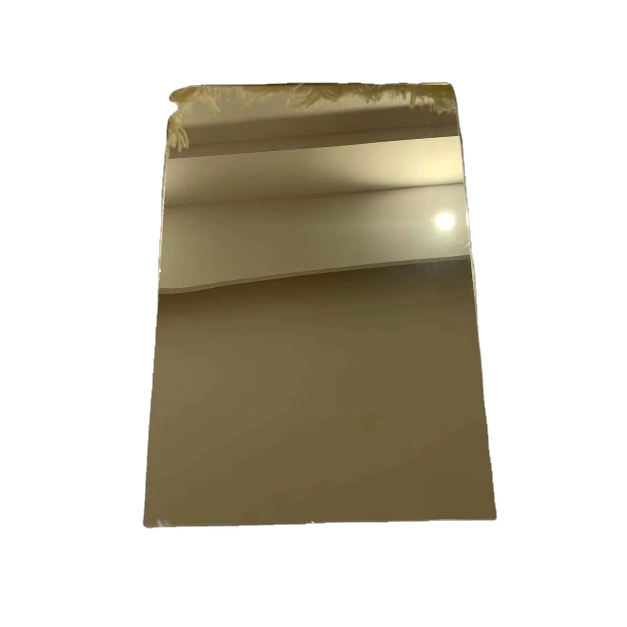 Customization 1-15mm Thick Light Gold Mirror Plastic PMMA Acrylic Sheets Perspex Board gold metallic acrylic sheet