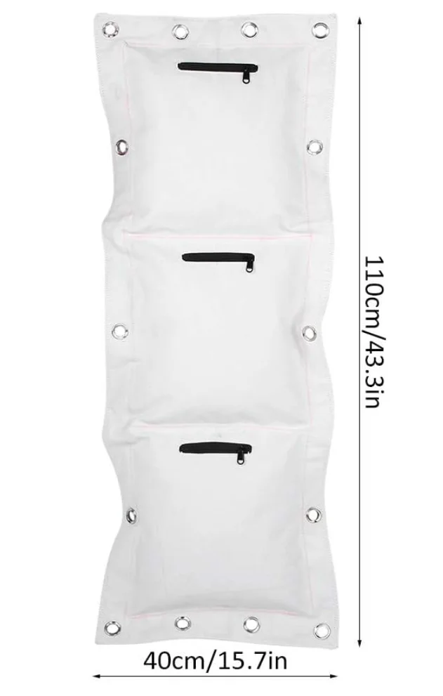 JIKE sports Wing Chun Wall Target, Wing Chun Wall Canvas Punch Empty Sandbag Target with Zipper for Boxing Muay Thai Sanda