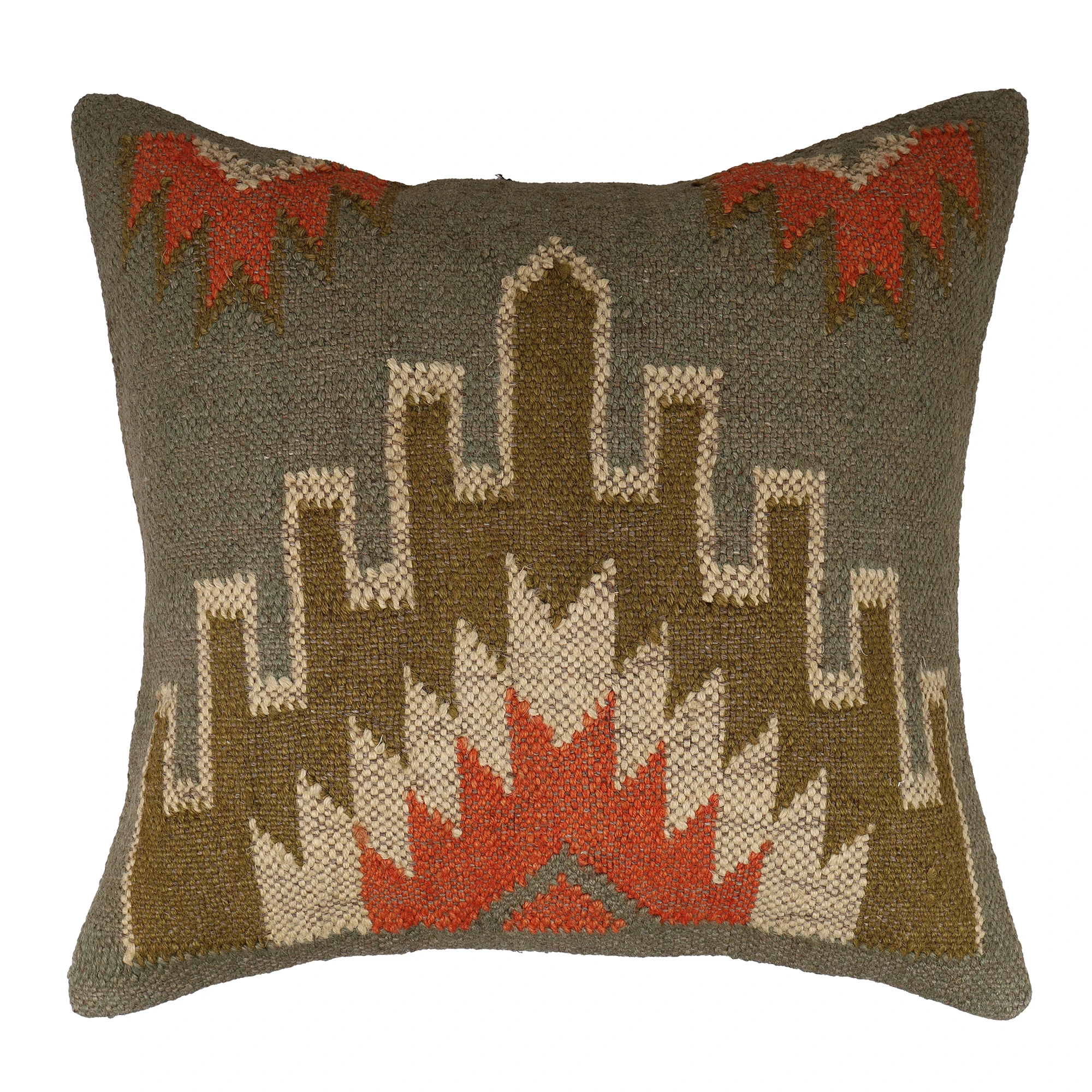 Latest Design Pattern Authentic Elegant Style Hand-woven Wool and Jute Cushion Pillow Seat and Back Pad for All Types of Chair