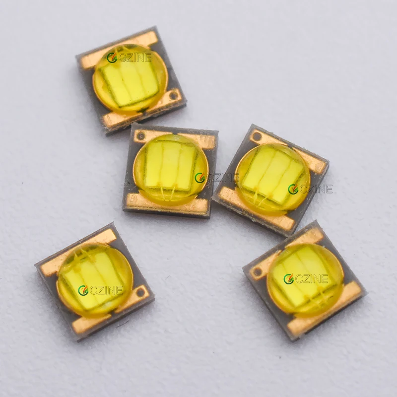czinelight high Lumen white Red Green Blue Red 550nm 545nm 565nm 570nm 3v Yellow Led Chip 3w 1w high power 3535 smd led