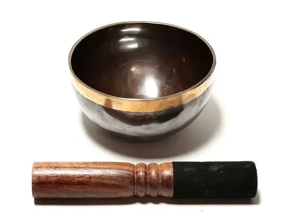 hand made spiritual singing bowl for beginner practice sound meditation spiritual tibetan bell meditation bowl