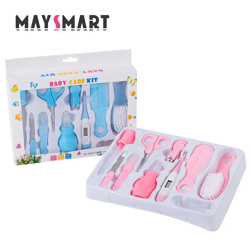 Baby care set of 10 sets mother and baby nail clipper comb nose sucker combination baby nail clipper set
