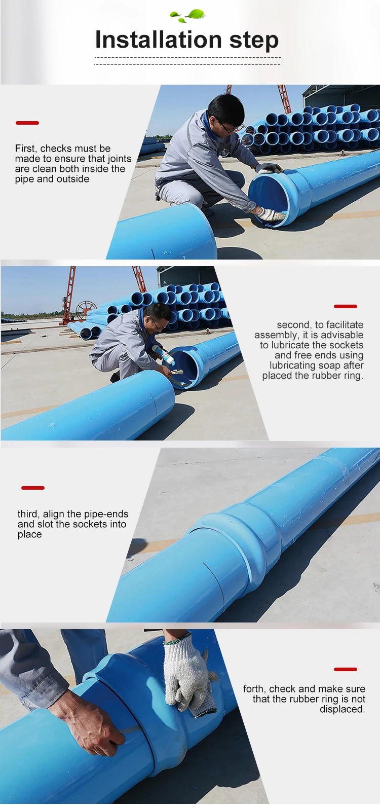 2 inch 3 inch micro gardening upvc irrigation water plastic pipe 75mm sprinkler pipe irrigation system pvc pipe prices