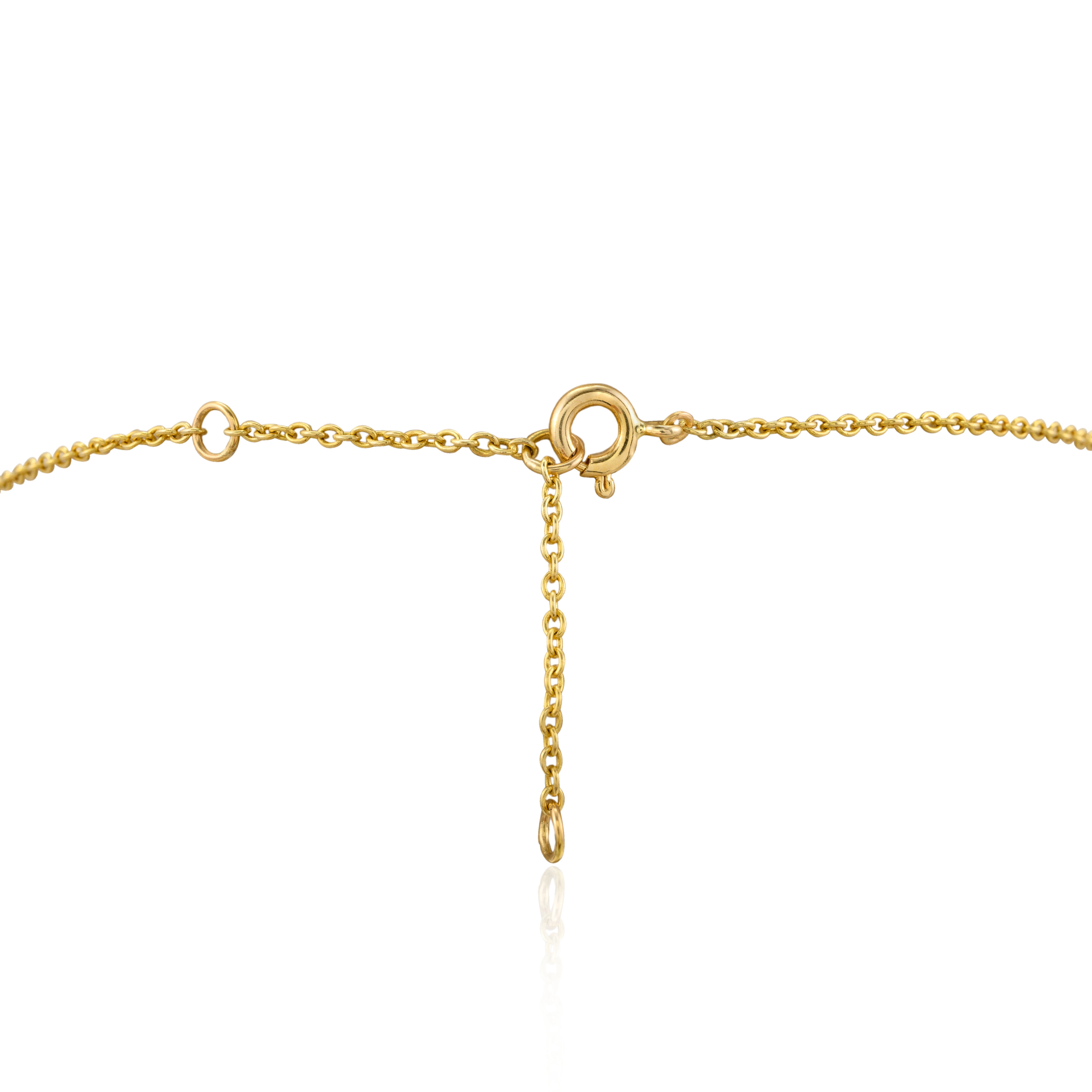 Handmade 100% Natural Round Football Cut Amethyst And Diamond 14K Solid Yellow Gold February Gemstone Necklace Fine Jewelry