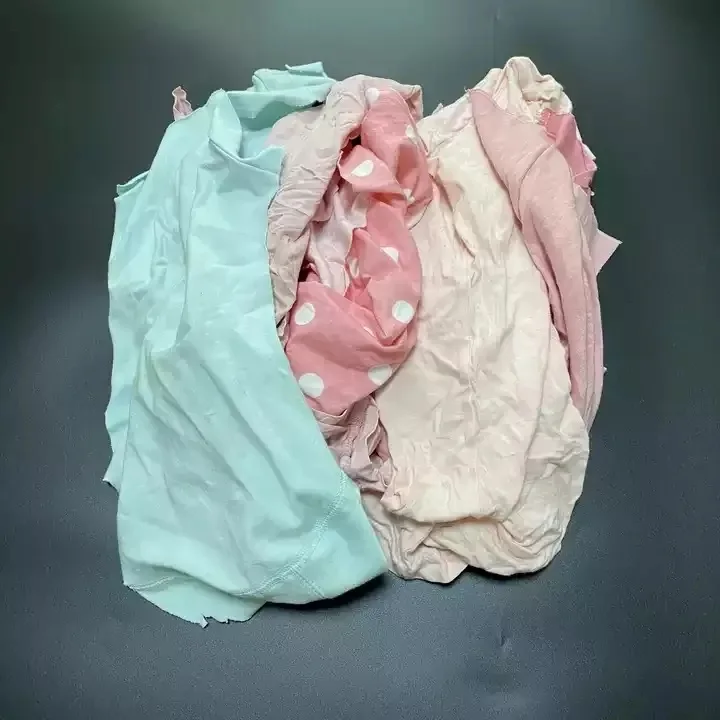 2022 Cleaning Cloth Disposable Colored Cotton Rags 100% Cotton T Shirt Fabric Waste Cotton Rags From Bangladesh