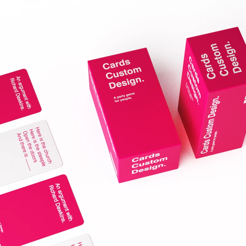 Factory Complete Oil Process Cards Competitive Price Wholesale Customized Party Card Games for Adult