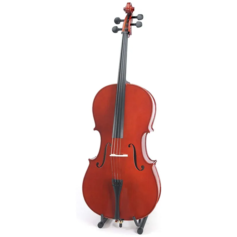 Full Size Cello Kit with Soft Case,Bow & Rosin - Musical Instrument for Kids & Adults - Natural Varnish, Size 4/4 Cello