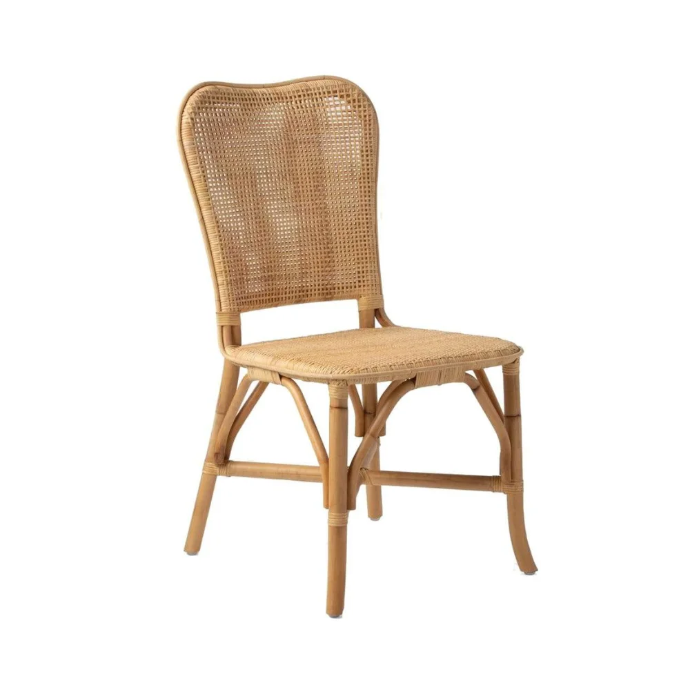 New design handwicker rattan dining chair elegant furniture for kitchen Boho style wholesale from Vietnam artisans