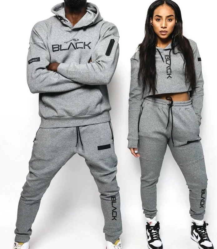 Custom Couple Tracksuit Matching Clothes Outfits For Couple Tracksuit Suit Puff Print Couple Tracksuit Winter products 2023