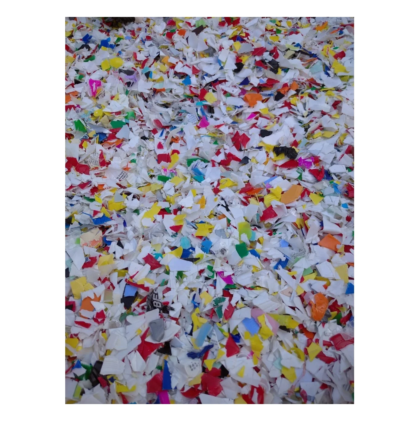 HDPE барабанная переточка/HDPE голубые барабанные хлопья/HDPE