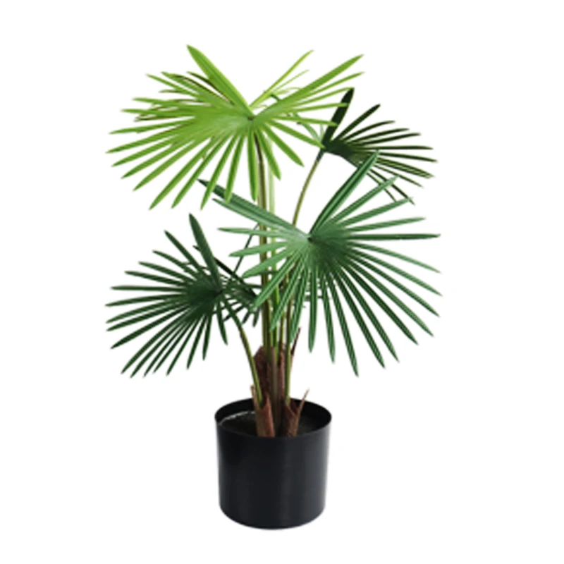 Wholesale Artificial Plant for Indoor Home Decoration Faux Tree Fan Palm