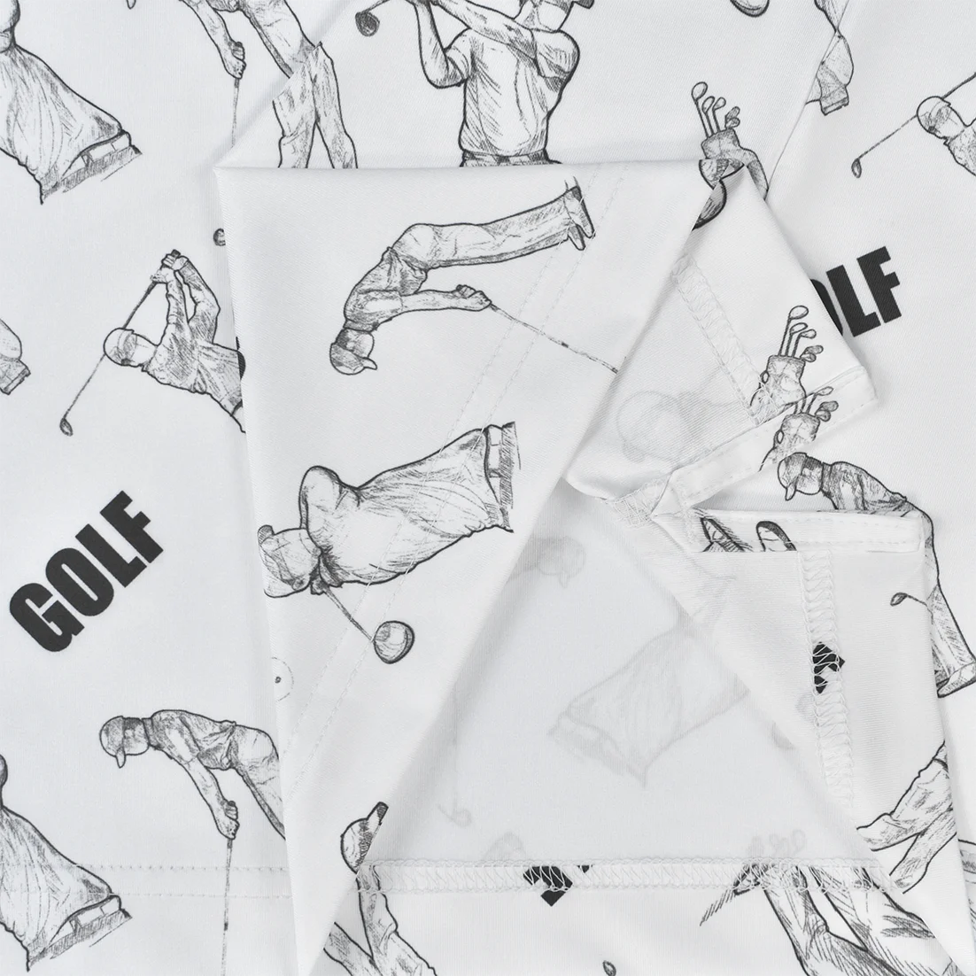 High End Polyester Spandex Pattern Sublimation Golf Polo Shirts Best Supplier OEM Breathable T-shirt Custom Logo Plus Size Shirt