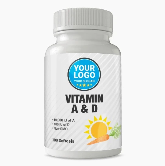 vitamins tablets  vitamin A and D3 private label