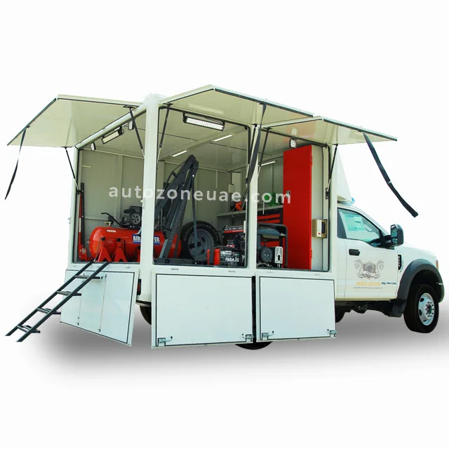 High Quality Diesel Fuel Mobile Workshop Truck Manual & Automatic Transmission New Condition