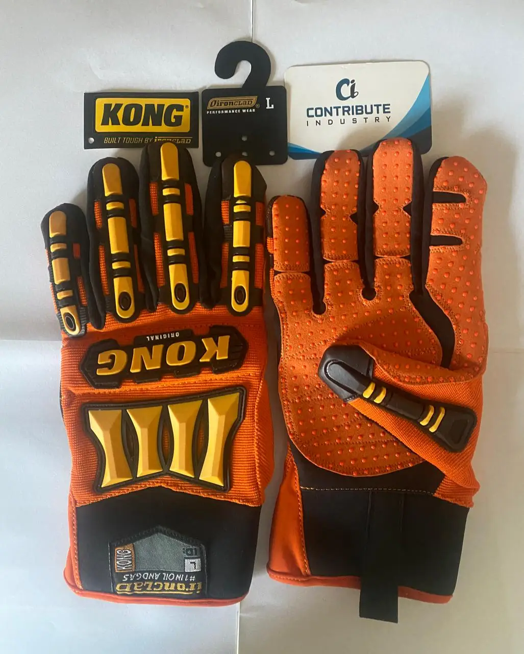 High Quality impact safety gloves kong impact gloves TPR impact gloves