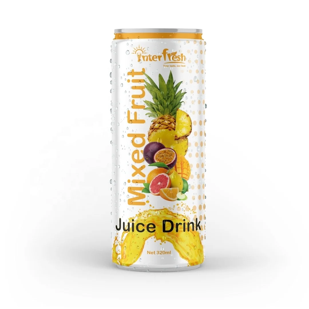 Private Label Vietnam Tropical Fruit Juice Mixed Flavored Fruit Punch Juice Drinks Mango Pineapple Cocktail Good Taste