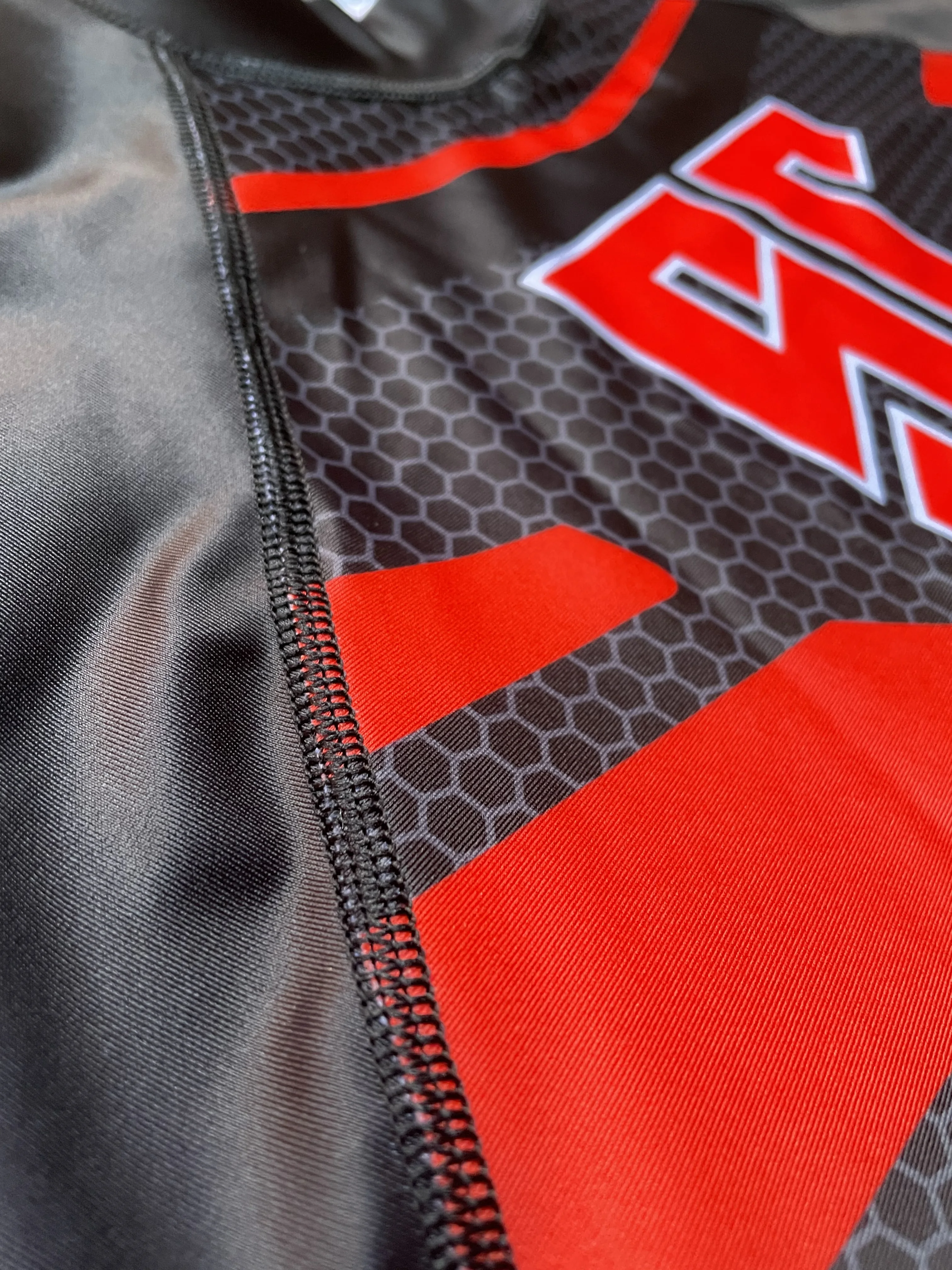 Индивидуальная печать Передняя и задняя команда Rash Guard-Конкуренция без Gi Jiu Jitsu базовый слой