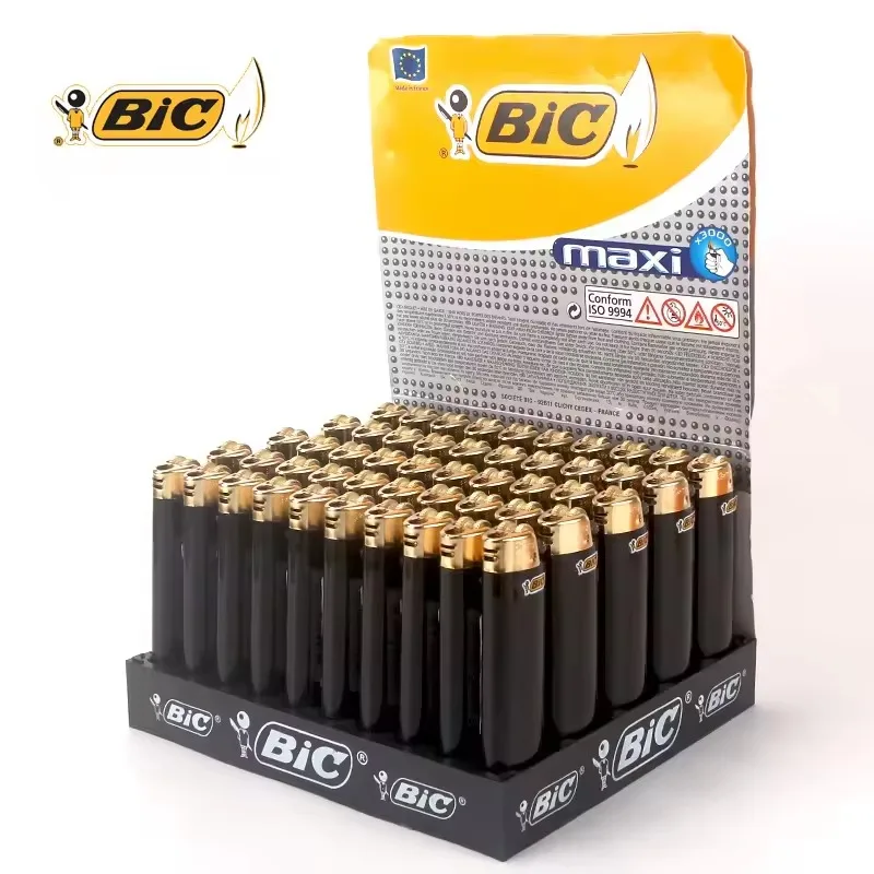 BIC газовые зажигалки J25 J26 лоток 50 шт. Классическая одноразовая Зажигалка Франция J6 оптом