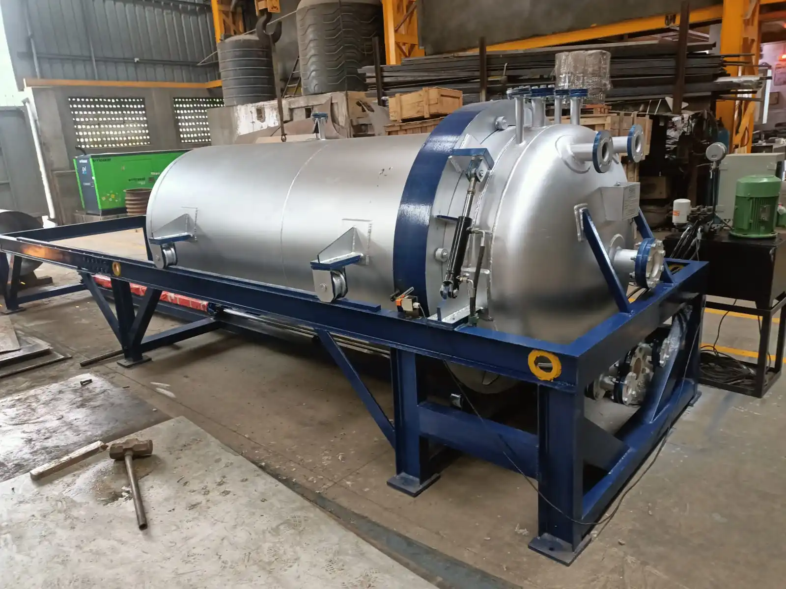 Newly Arrival Horizontal Pressure Leaf Filter For Oil Manufacturing Uses Plant By Indian Manufacturer & Suppliers