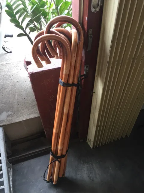 Rattan walking stick with 100% rattan ingredient physical therapy support good price