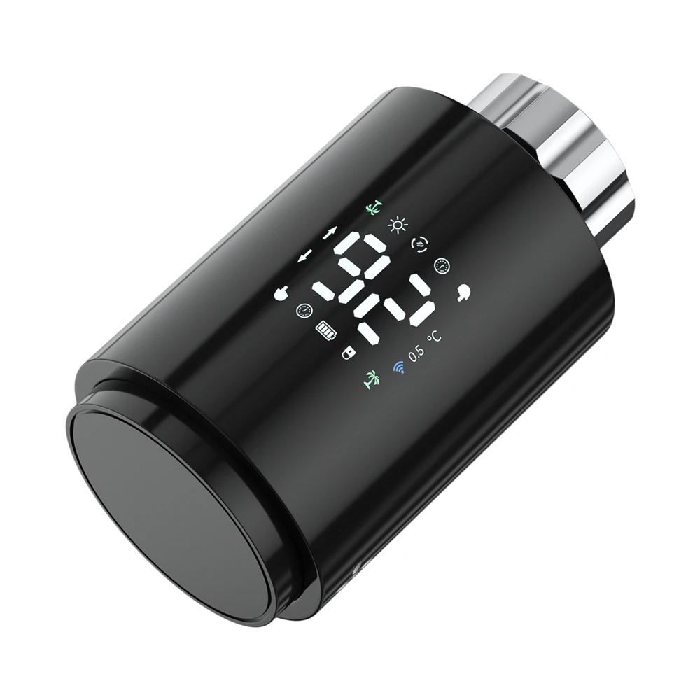 Thermostat Trv Include Wifi Gateway Programmable Wifi Wireless Thermostatic Radiator Head Tuya Zigbee Smart Radiator Thermostat