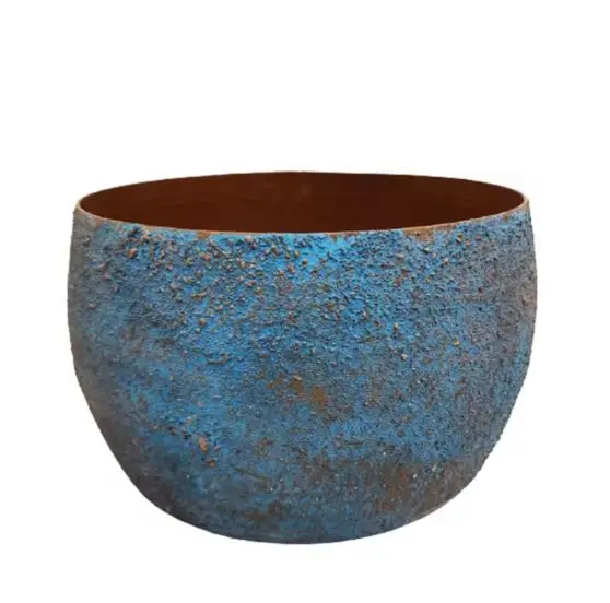 Hot Selling Modern Design Metal Flower Vase with Enamelled Finish and Horn Design for Home and Garden Wedding Decoration