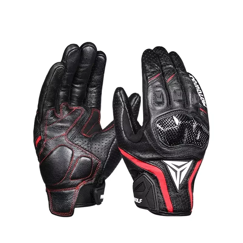 wholesale custom vintage bicycle gloves breathable half finger motor cycling motorcycle bike gloves