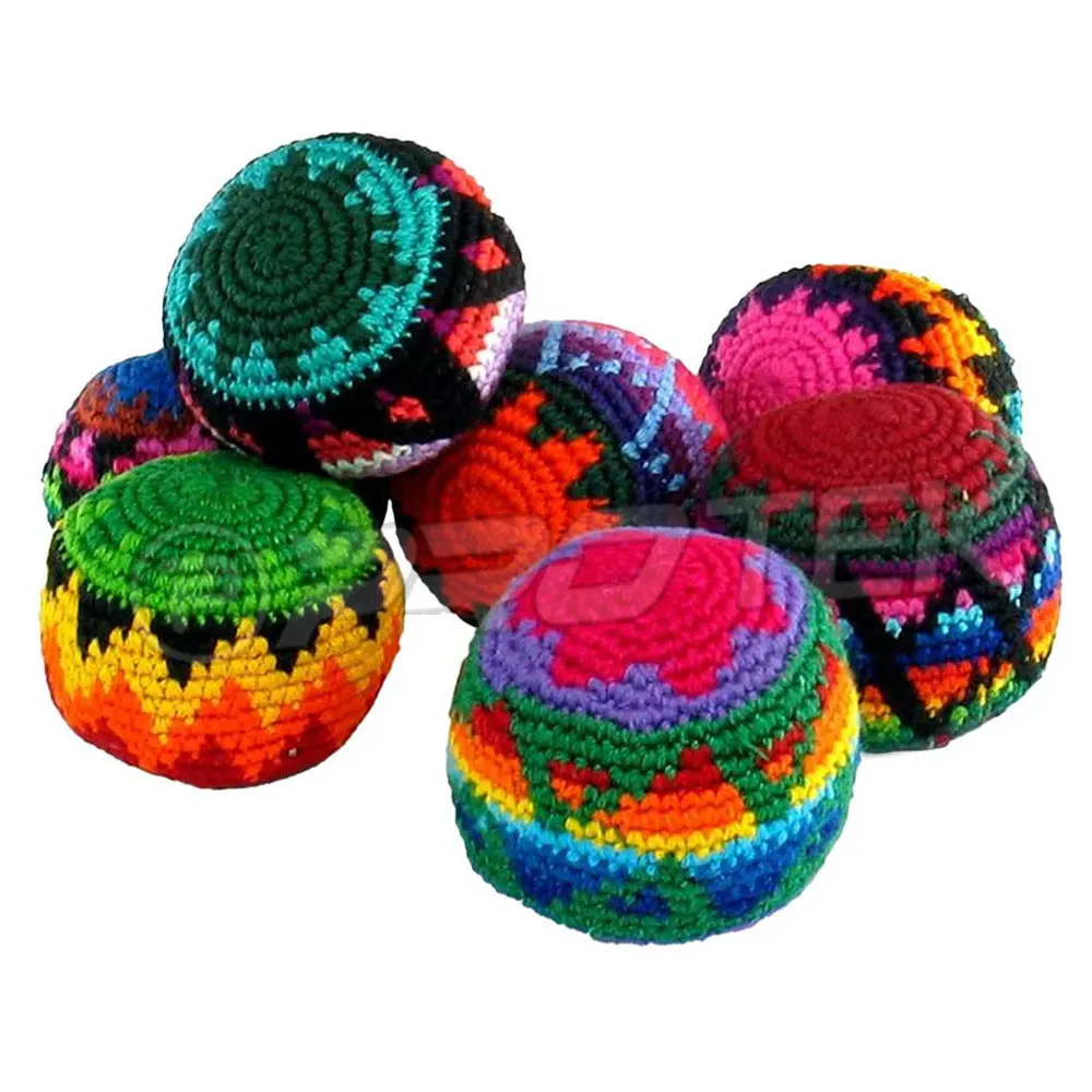 Hot Sell Training Ball Hacky Sacks Customized Design Sized and logo Hacky Sack ball Hand Stitch Hacky Sack ball