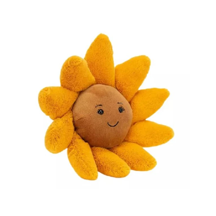 Sunflower Plush Toy High Grade Fabric Stuffed Flower For pillow & Decoration Uses Low Prices For Sale