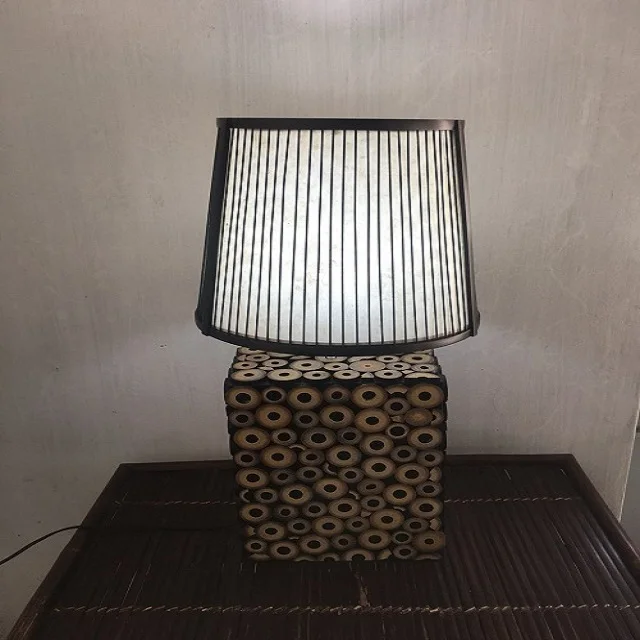 Handmade Rattan Bamboo Material Woven Chandelier Hot Sale Rattan Lampshade For Home Decor from Viet Nam