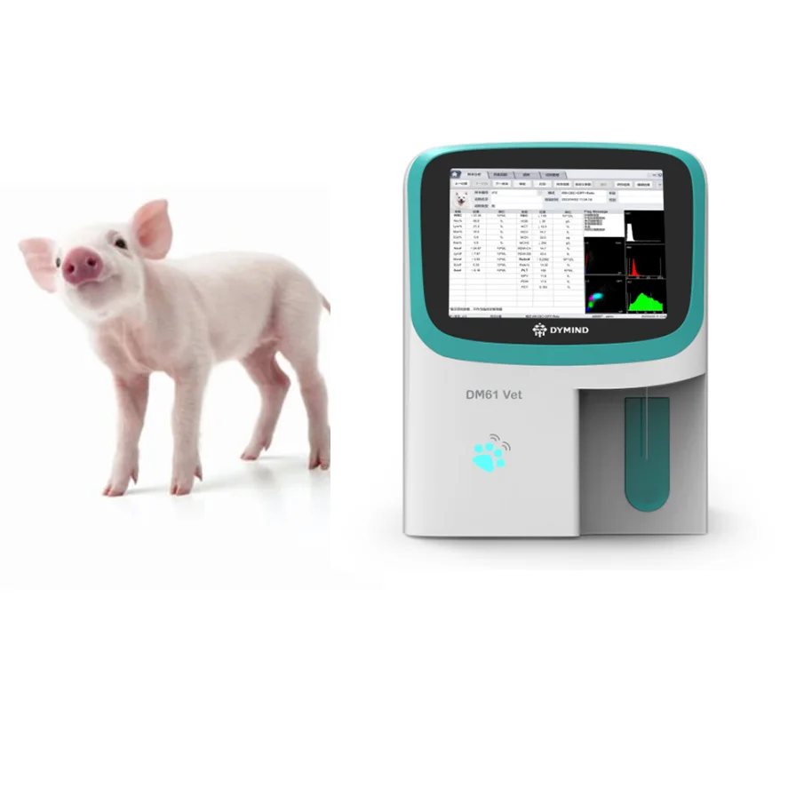 Гематологический анализатор Dymind DM61Vet, 5 частей и реет, аппарат для диагностики гематологии животных, ветеринарный аппарат CBC + DIFF + RET