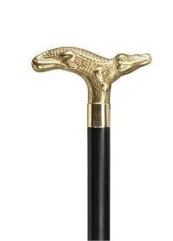 Brass Handle Walking Stick Cane Wood Cane Wooden Decorative Walking Stick Daily Use For  Men & Women