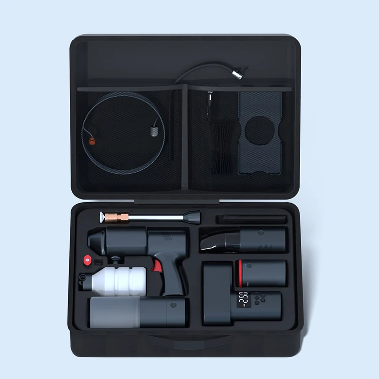 Cordless Portable High Pressure Electric Car Washer Gun With 30 Bar Rechargeable Battery Power Car Wash Foam Gun