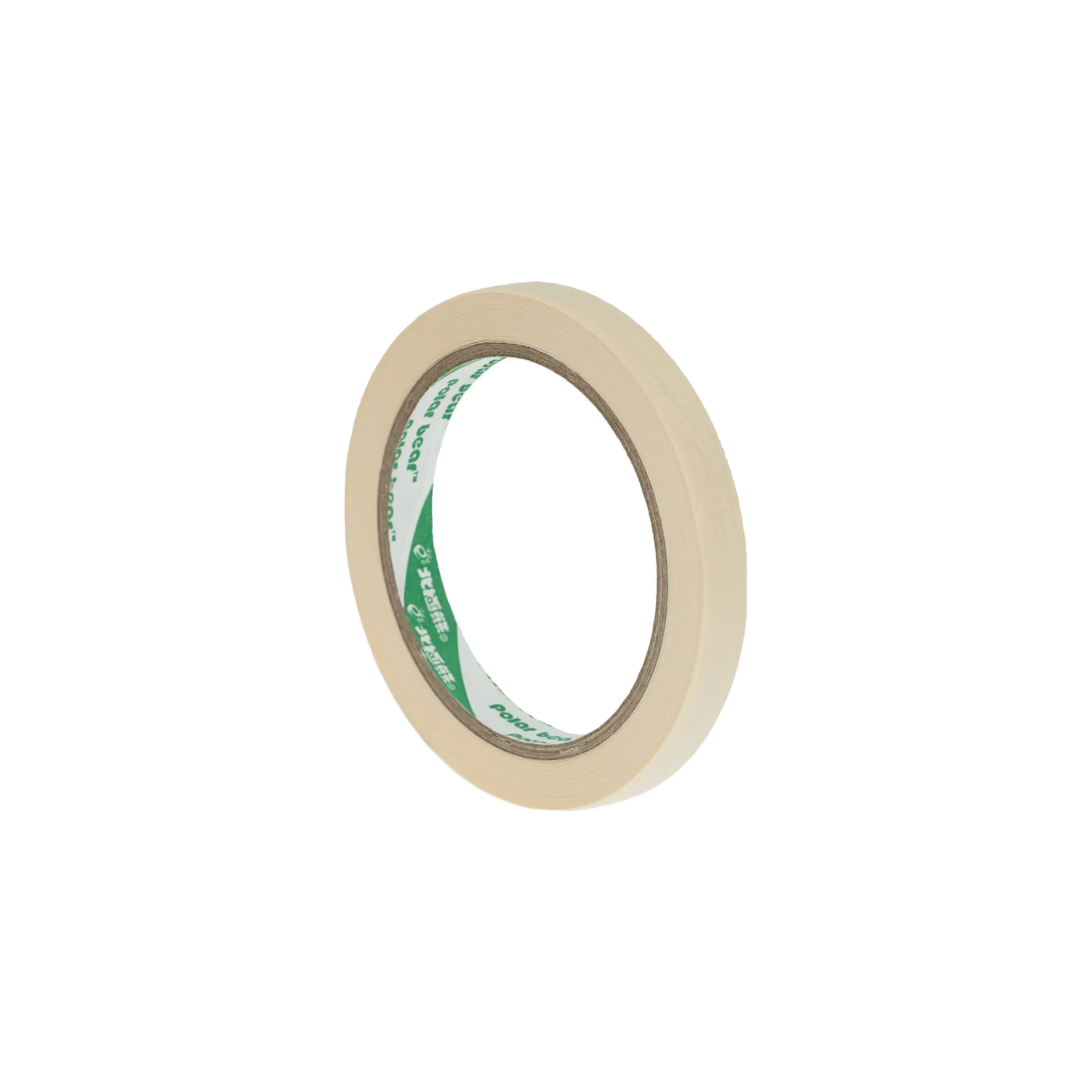 beige crepe paper masking tape rubber adhesive for painting packing multiple purpose heat resistant no residue