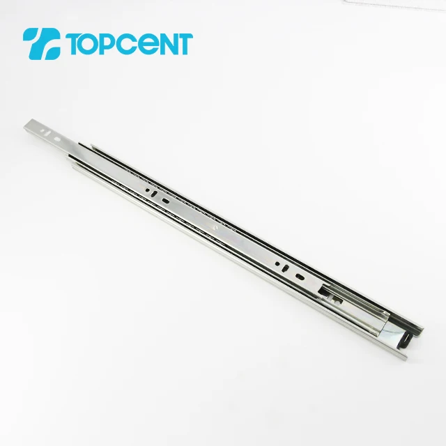 TOPCENT Furniture Metal Kitchen Telescope Channel rieles para cajon Cabinet Hardware Drawer Slide Rail