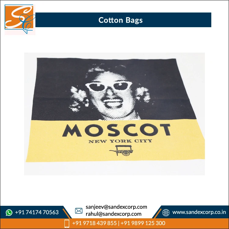 Factory Direct Sale New Best Design Custom Color Quick Dry Printed  Shopping Cotton Bags from  Indian Manufacturer..