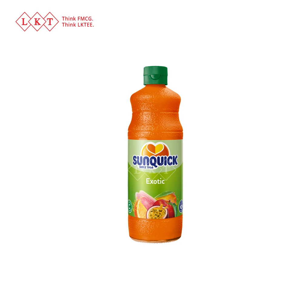 Sunquick Fruit Juice Concentrate 700ML Glass Bottle Exotic Flavor HORECA Direct Factory from Malaysia Wholesale Halal Certified