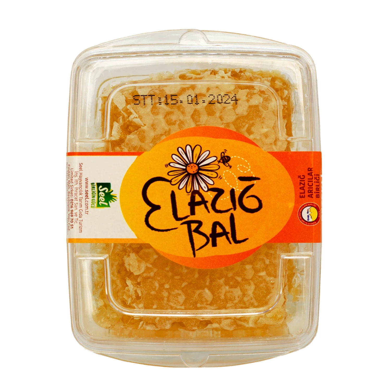 Made In Turkey From Elazig Organic Comb Flower Honey 500 Gr %100 Pure Honey Natural additive Pet