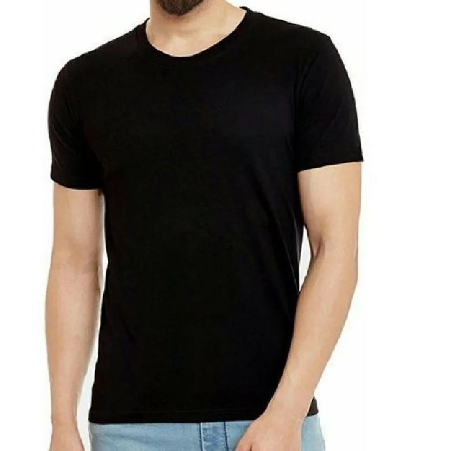 Factory Wholesale Custom T shirt 100% Cotton Short Sleeve Round Neck Solid Cheap And High Quality Men T-shirt for Sale