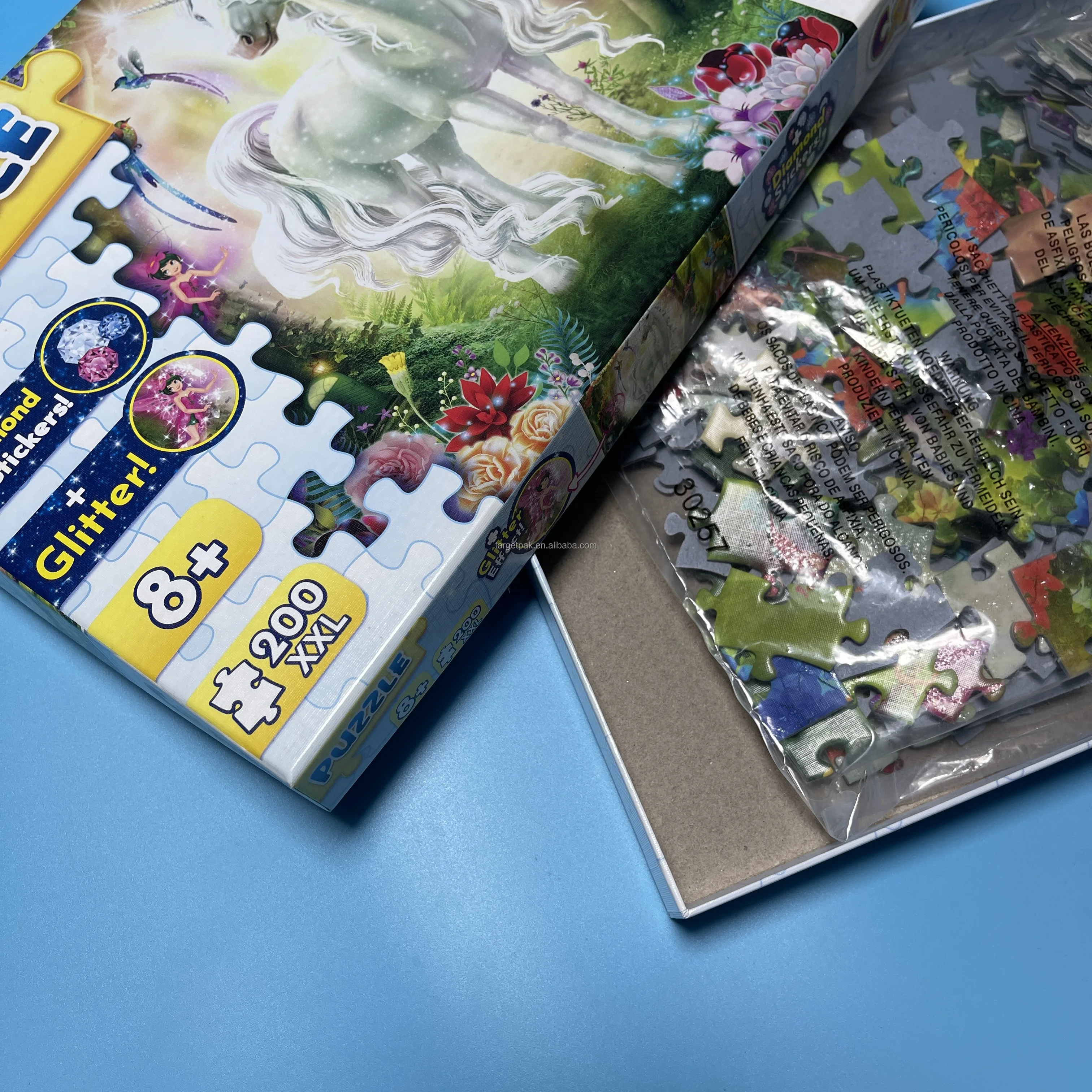 Wholesale Custom Printed Puzzle Manufacturer Children Cartoon Toy 200 500 1000 Piece Adult Kids Paper Jigsaw Puzzle