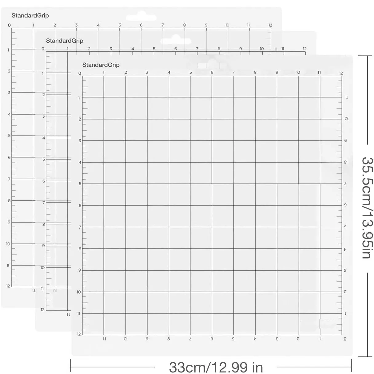 12x12inches Transparent color Standard Grip Cutting Mat For  Cricut or Silhouette