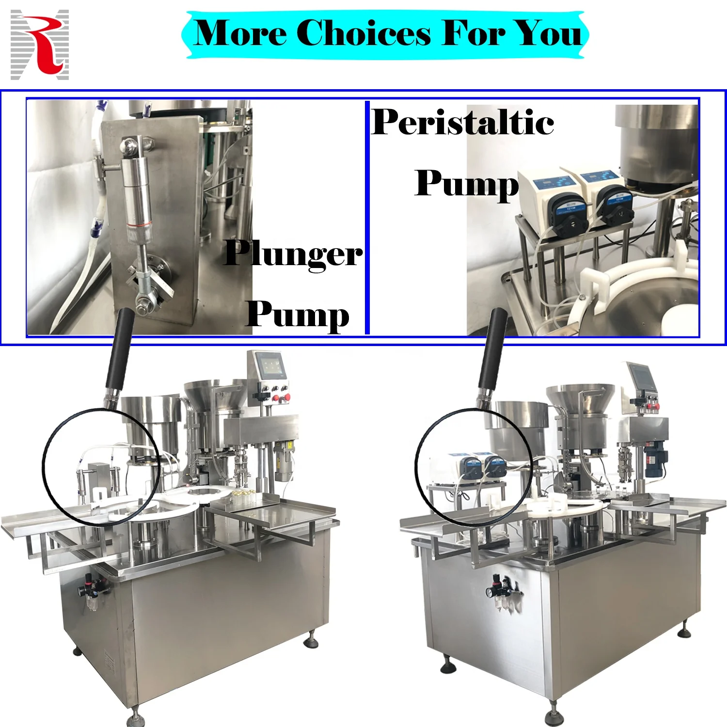 Small Glass Bottle Automatic Liquid Vial Pneumatic Filling And Capping Machine Cosmetic Perfume Filling Machine