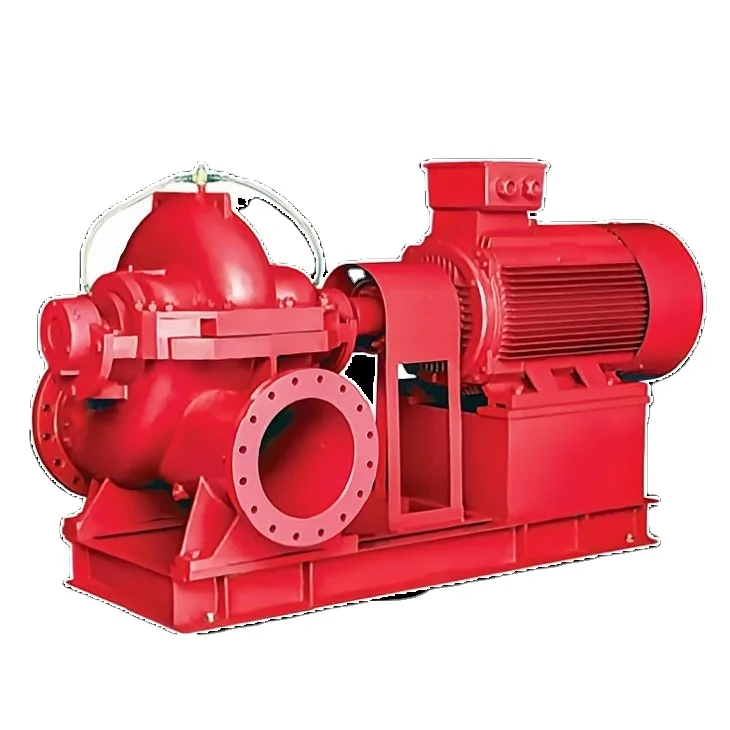 20 inch double suction high flow rate 75hp split case horizontal centrifugal water pump