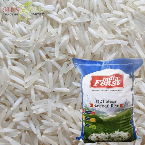 Pusa Steam Basmati Rice in 25kg bag