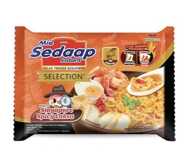 Оптовая продажа лапши быстрого приготовления суп Sedaap Mie 83 г Сингапур Лакса индонезийские товары низкая