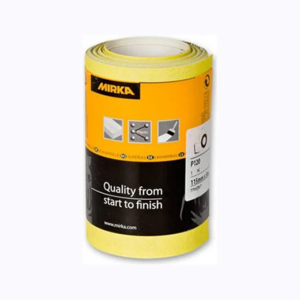 P40-P1000 German Mirka Hiomant P80 E-wt 250g Kraft Sandpaper Roll Abrasive Sanding Paper Roll Calcined Aluminium Oxide EW91
